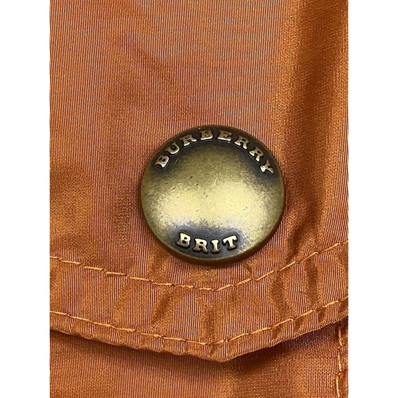 Women Burberry Brit Jacket Maidleight Hooded Roll Sleeve Size 2 - Picture 6 of 8